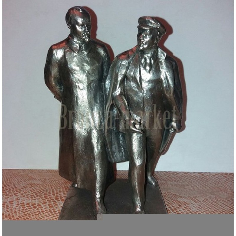 Бюст Дзержинский и Ленин