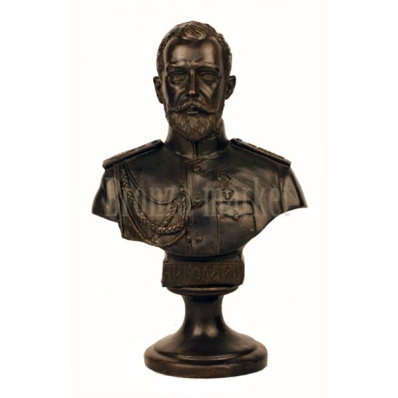 Бюст Николай II (бол.,антик)