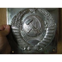 Статуэтка антикварная "Герб СССР (пограничный до 1956г)"