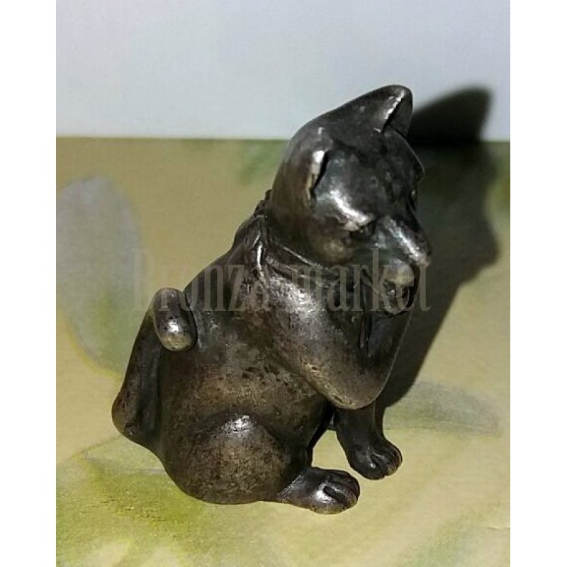 Статуэтка антикварная Кошка(серебро)