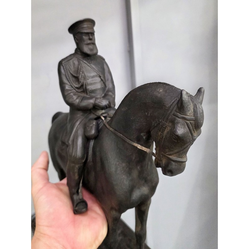 Александр III на коне (Касли 1910г)