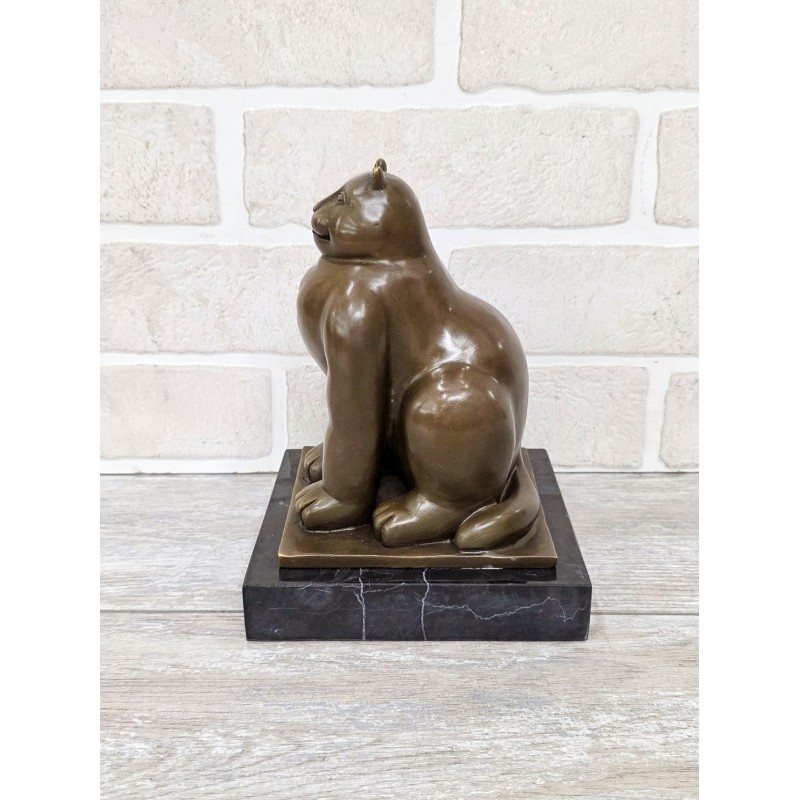 Сидящий кот (Ботеро, 21см)