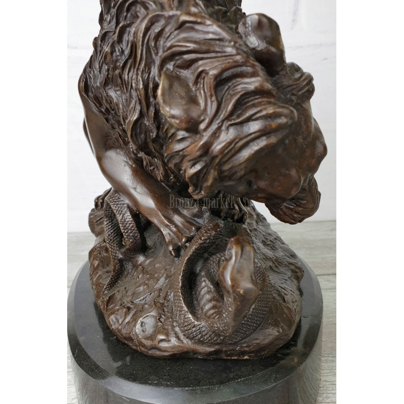 Лев и змея (30см)