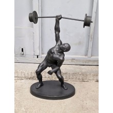 Статуэтка антикварная "Силач (Касли, 1947г)"