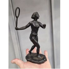 Статуэтка антикварная "Теннисистка. Касли, 1957г. Оригинал"