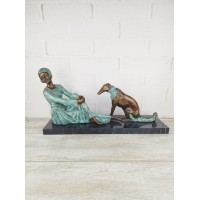 Девушка и борзая (60см)