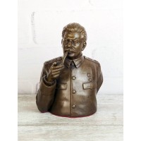 Бюст "Сталин с трубкой. 18см"