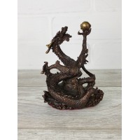 Дракон поднимает жемчужину (корич.) Дракон поднимает жемчужину (корич.)