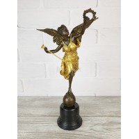 Ника с венком (39см, золот.) Ника с венком (39см, золот.)